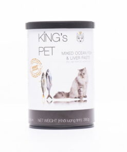 Pate King's Pet cho chó mèo vị Súp cá sốt bò 380g