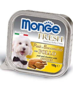 PATE CHO CHÓ MONGE FRESH THỊT GÀ 100G