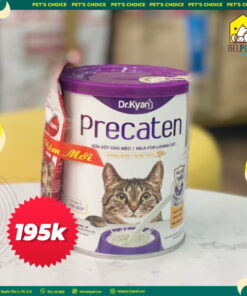 SỮA BỘT CHO MÈO PRECATEN LON 400G TẶNG 1 Pate cho mèo con vị thịt đỏ cá ngừ giá chỉ