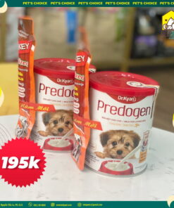 Sữa bột cho chó Predogen lon 400g TẶNG 1 Xúc xích cho cún vị gà và cá ngừ 40g Chicken Sausage LIKKEY giá chỉ